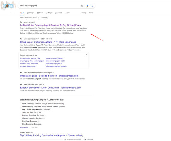 外贸soho如何利用fiverr 截留Google流量,做sourcing agent 年入百万 IT业界 第2张 外贸soho如何利用fiverr 截留Google流量,做sourcing agent 年入百万 IT业界 第2张